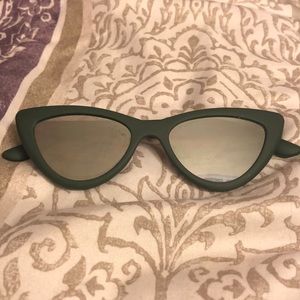Olive green sunglasses